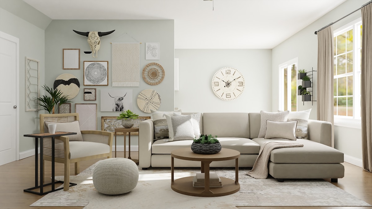 Jacksonville interior with with textured wallcovering